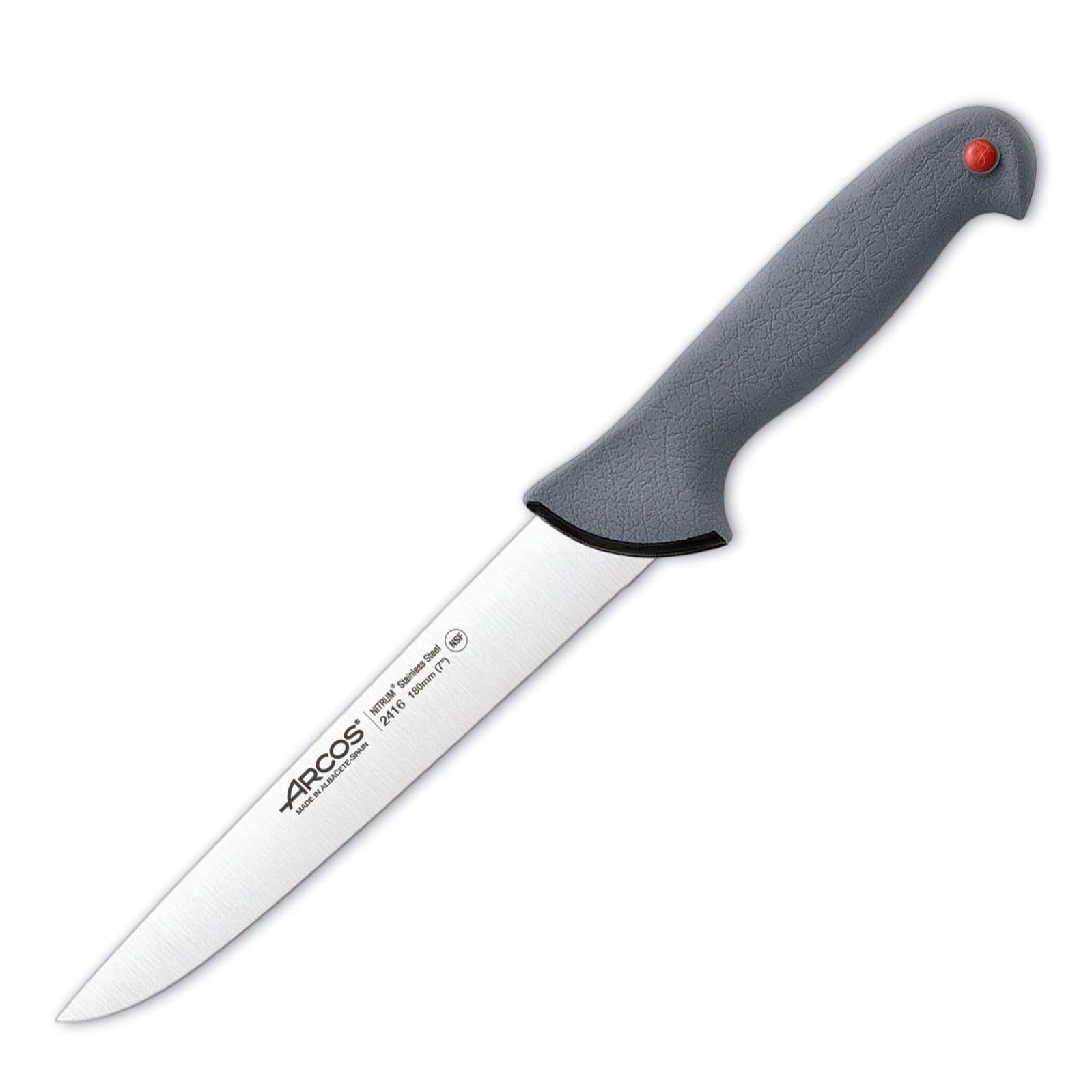 Coltello Boner Arcos Colore - Prof 294525 In Acciaio Inox Nitrum E Mango Ergonomico Nero Polipropilene E 16 Cm Di Lama Coperchio Del Display 87620706