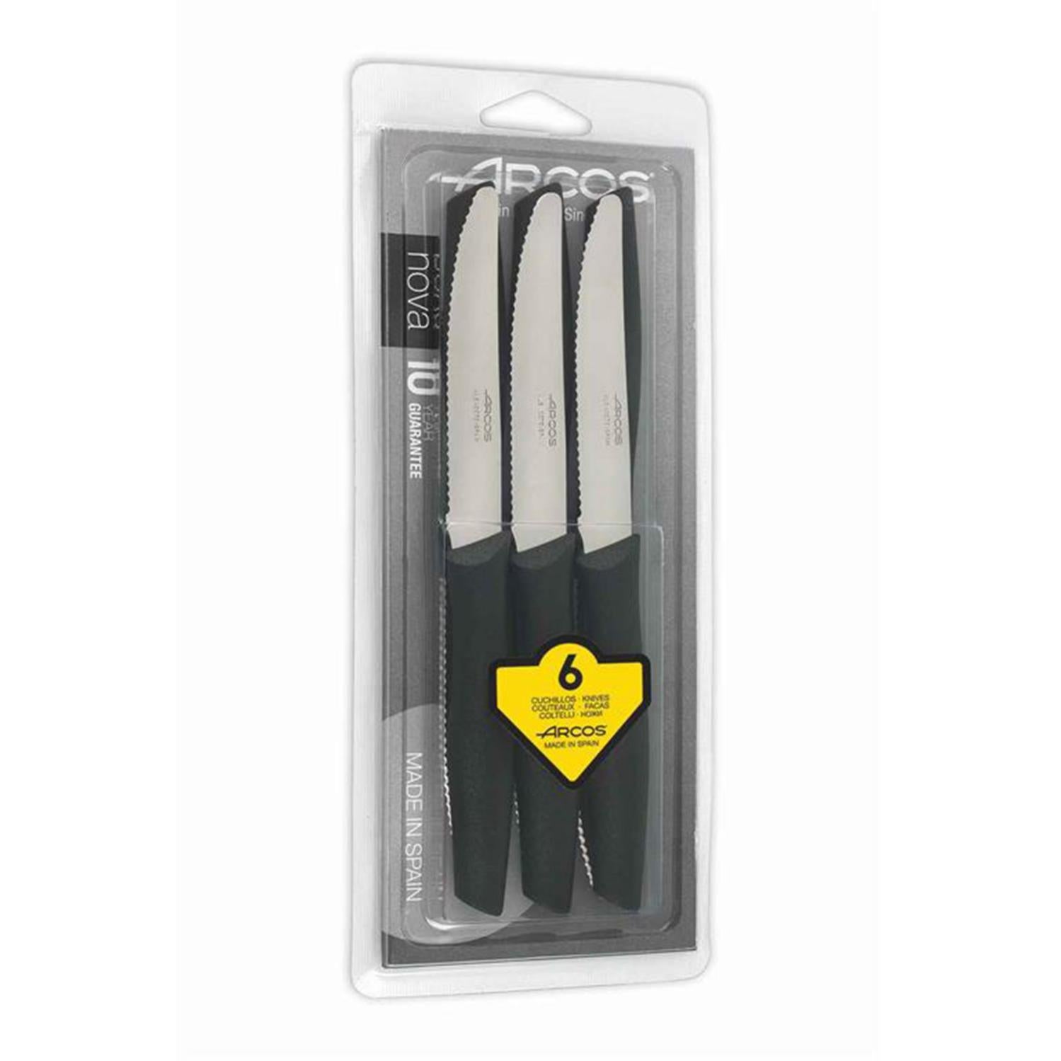 Victorinox Coltello da tavola 6 pezzi - Coltello da pomodoro Swiss