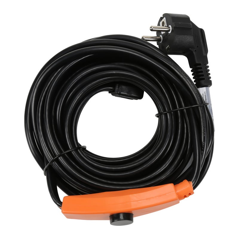 Câble chauffant auto-régulant 1 ~ 15 m à l'intérieur du tuyau d'eau 17 W/m  Fil chauffant antigel avec prise 1 mètre 110 V-with-US
