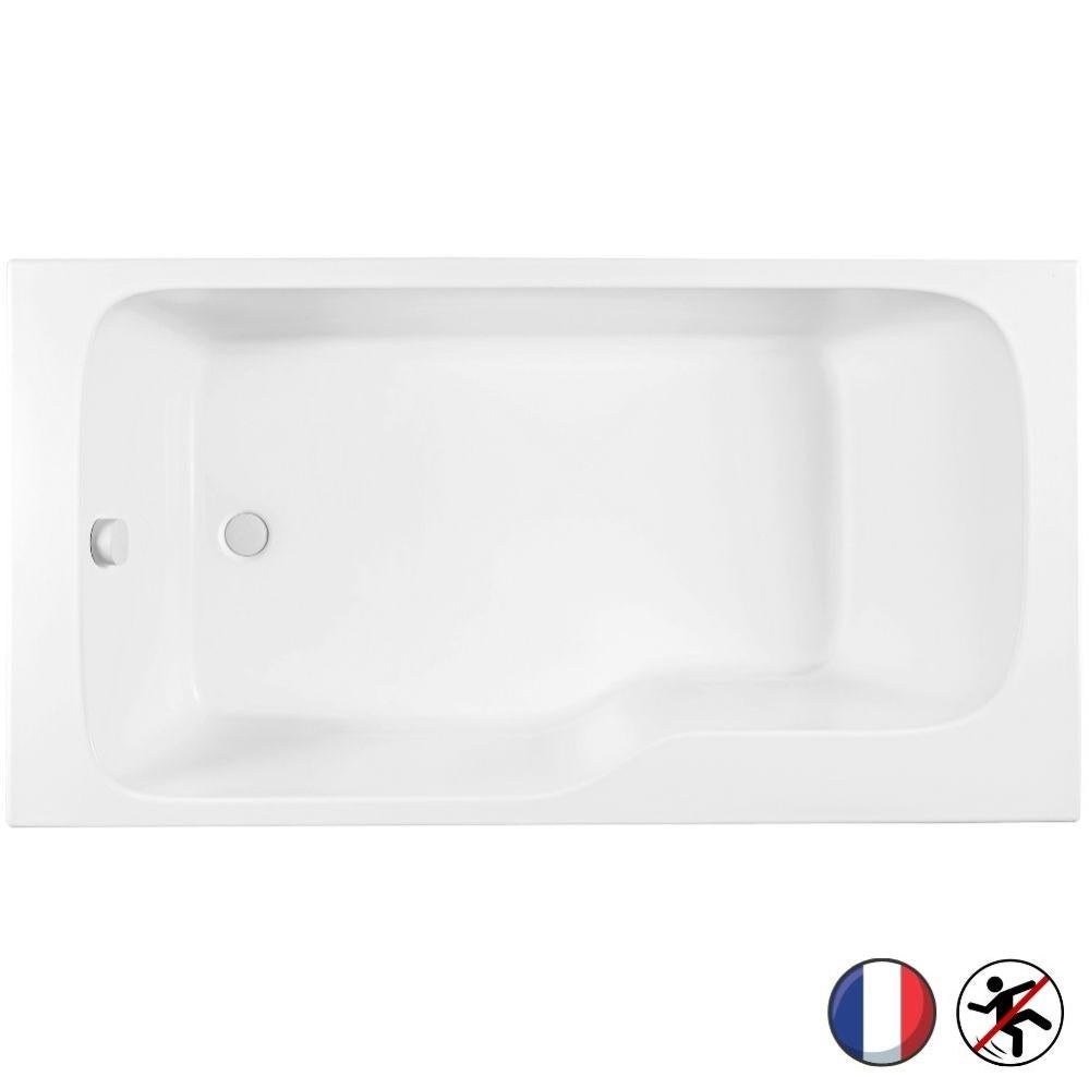 Baignoire bain douche JACOB DELAFON Malice, antidérapant, version