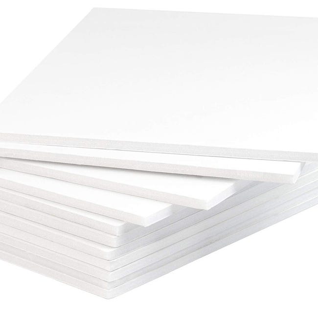 Pannelli Isolanti sottili in Polistirolo Bianco a densità maggiorata  Spessore 1 cm. pannelli 100 x 50 (20) : : Fai da te