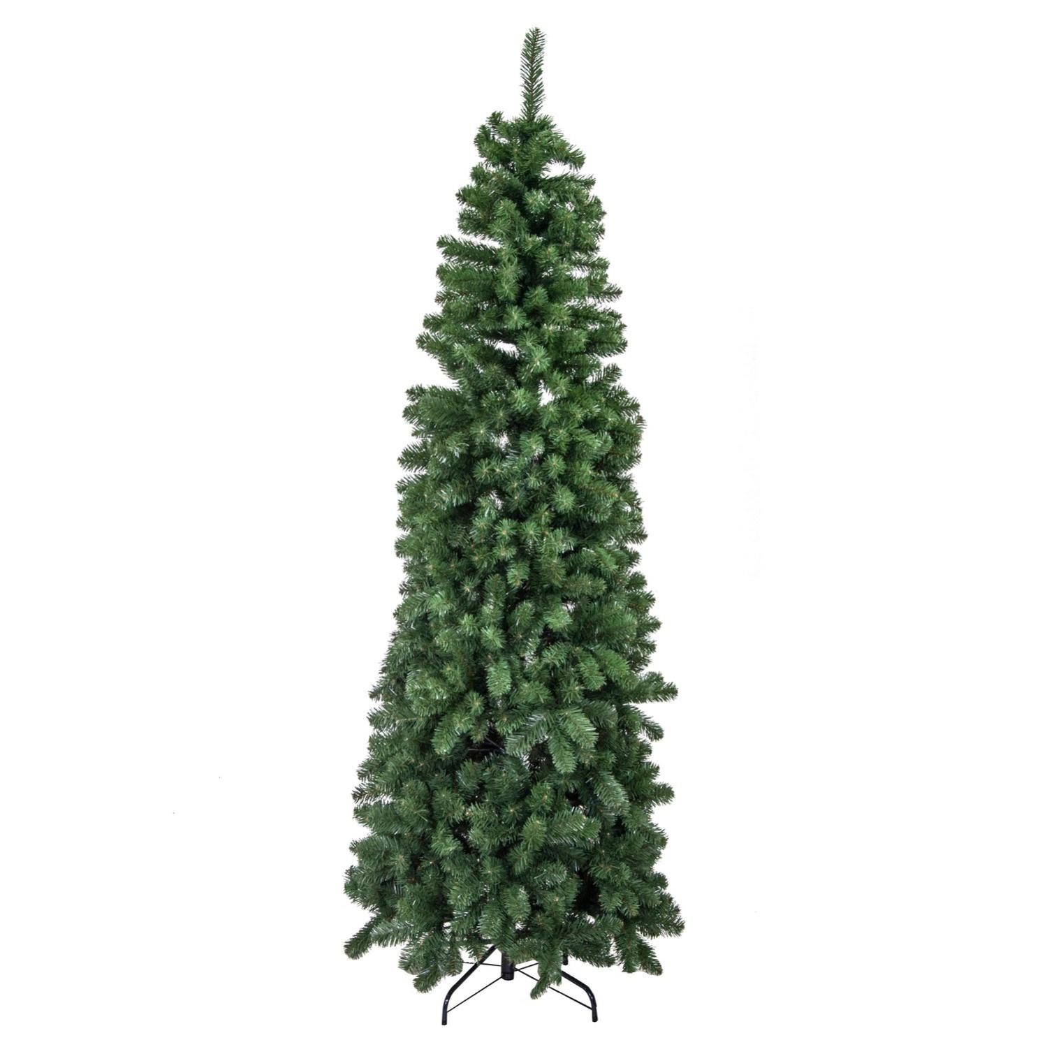 Rebecca Mobili Albero Di Natale Innevato, Albero Natalizio Con Luci Incorporate, 850 Rami, 300 Luci Led, Montaggio Semplice - Misure: 180 x 105 x 105 cm (HxLxP) - Art. RE6764