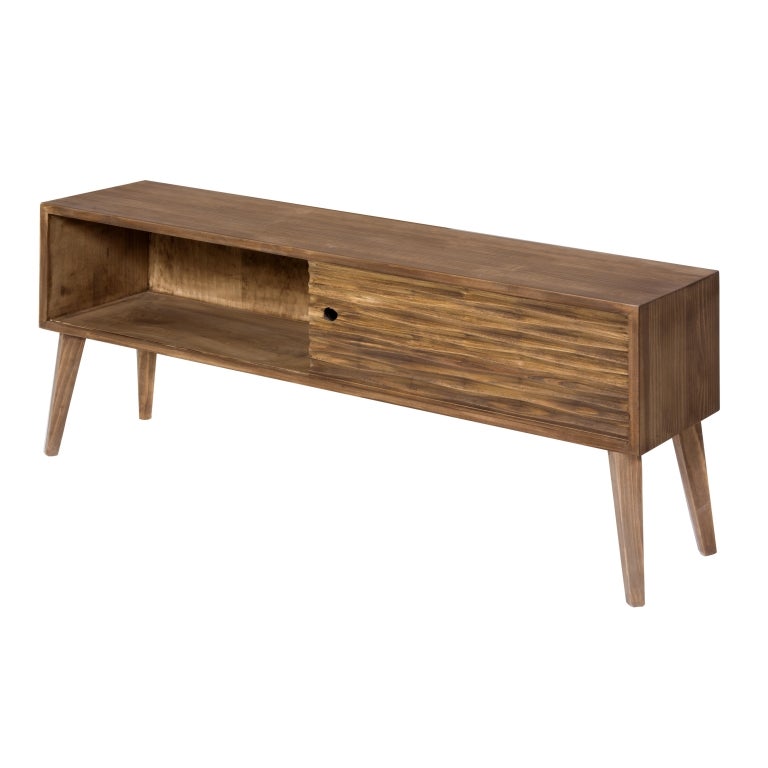 Trobal-mueble de tv hada puerta corredera color nogal