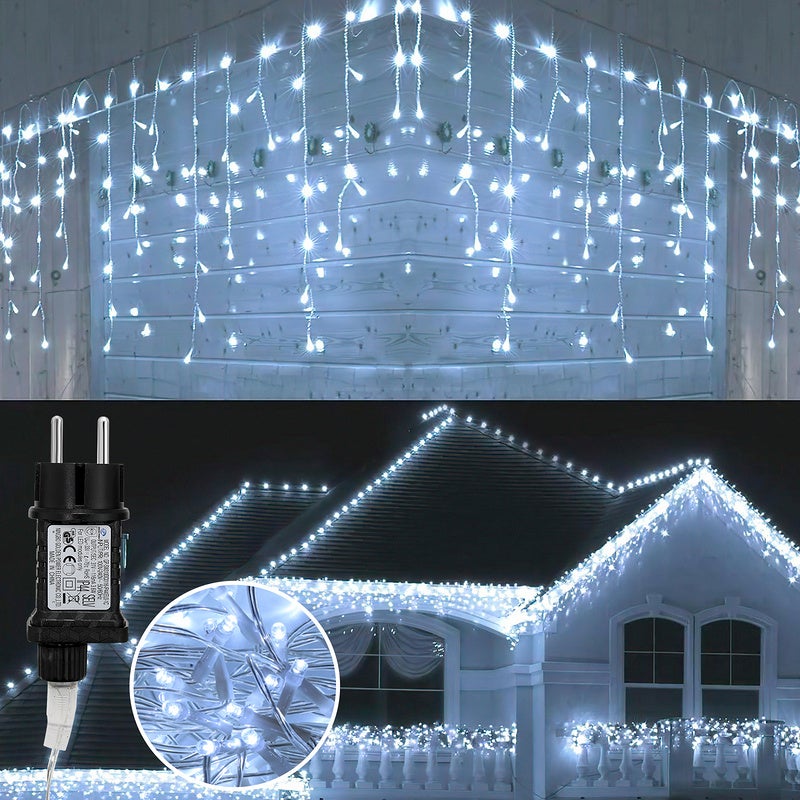Guirlande de Noël LED extérieure blanc 8m LED bicolore aux choix