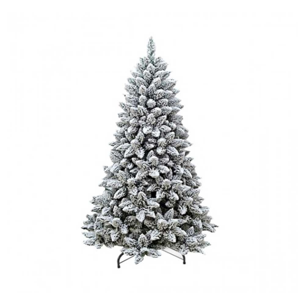 Albero Di Natale Artificiale Marco Paul – 180 Cm, Innevato, Con Pigne E Rami A Cerniera, Base In Metallo