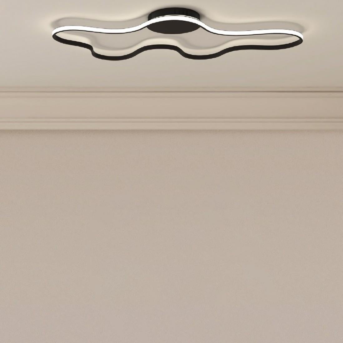 Plafoniera LED 54W 4350LM Rotonda 55cm Con Telecomando - Regolabile 3000-6500K, Marrone, Per Soggiorno E Camera