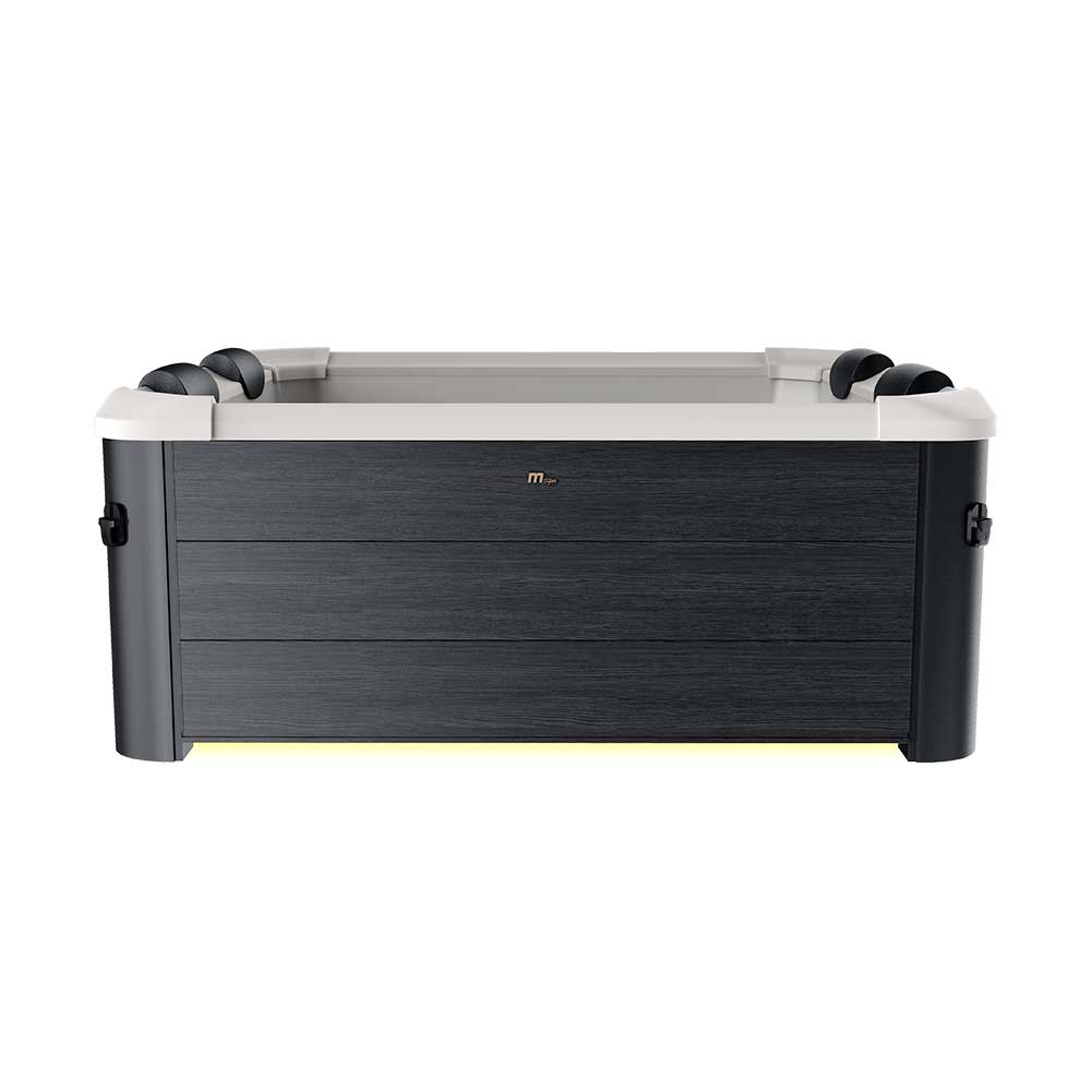 MSpa Spa rigida fuori terra quadrata Oslo FOS063W Tempo Style 1.6m x