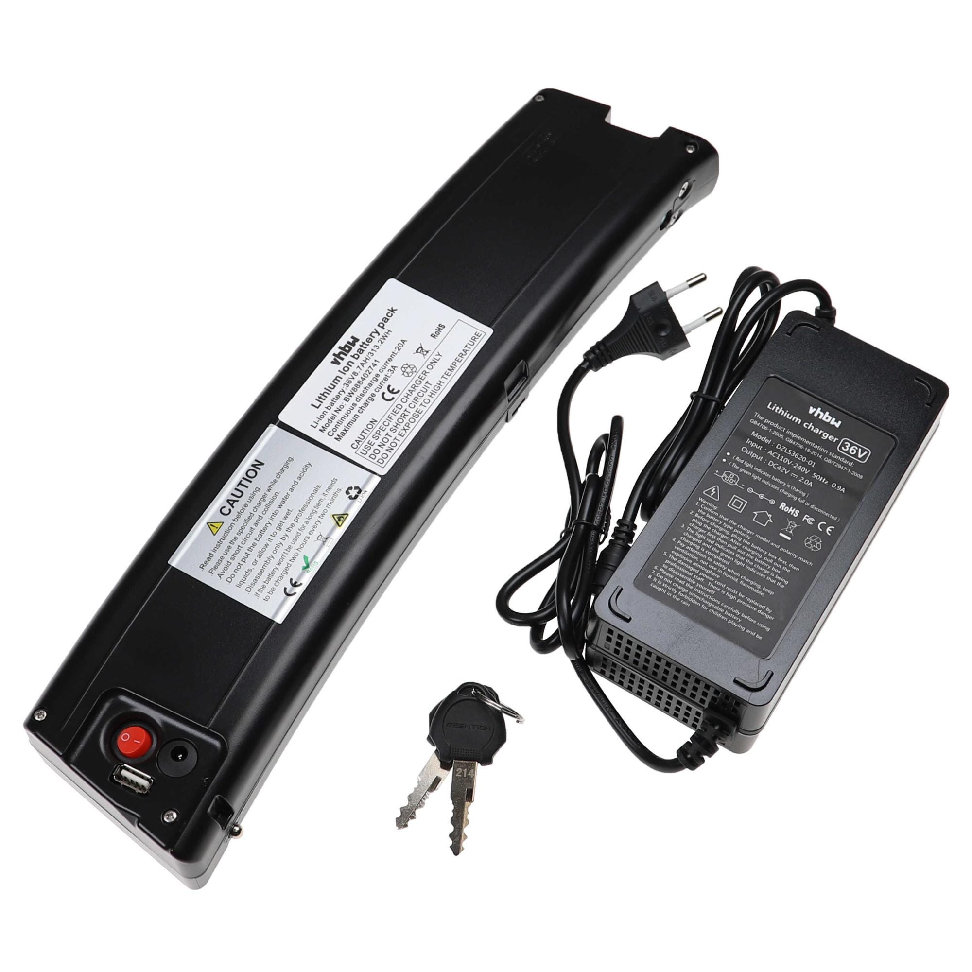 E Bike Battery Batterie Velo 36v Batterie Vélo électrique 36v 15ah