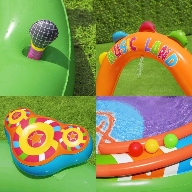 Double Piscine Pour Enfants Avec Slide Balls et Mini Jeux 295x190