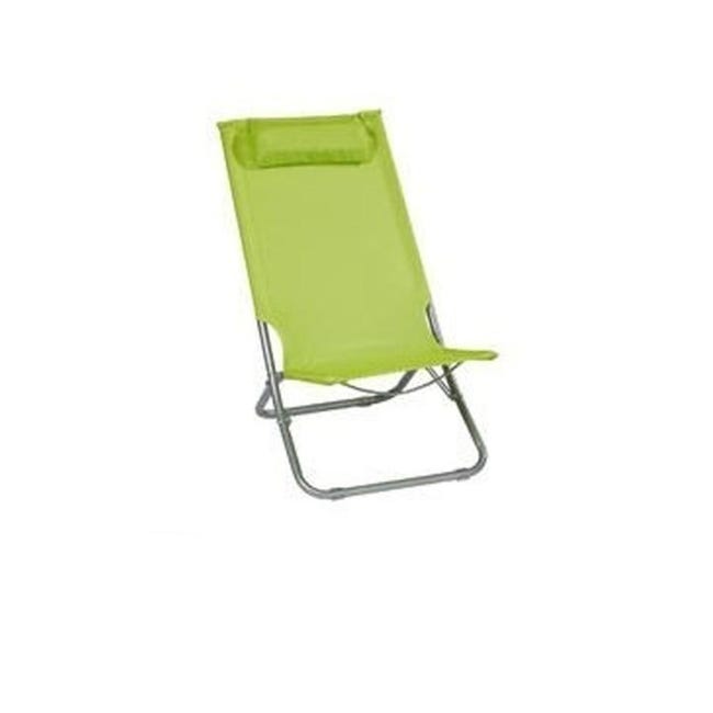 Sdraio Compatta Verde Sedia Pieghevole Da Spiaggia Kasanova Verde, Struttura In Ferro, Comoda E Portatile Sedia Da Esteriore Pieghevole