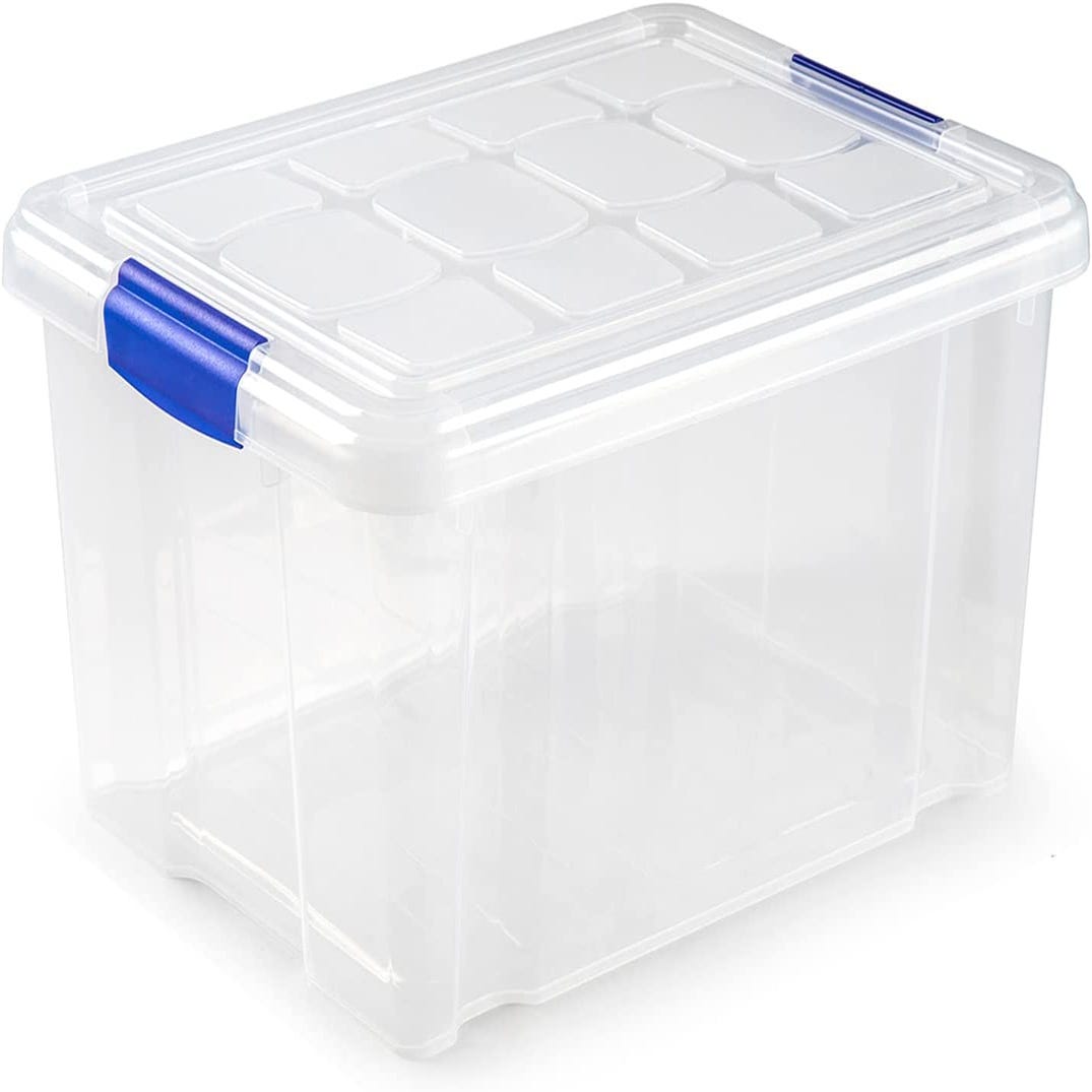 TIENDA EURASIA – Caja Plegable Apilable, Plástico Libre de BPA, para  Almacenaje, M, Amarillo