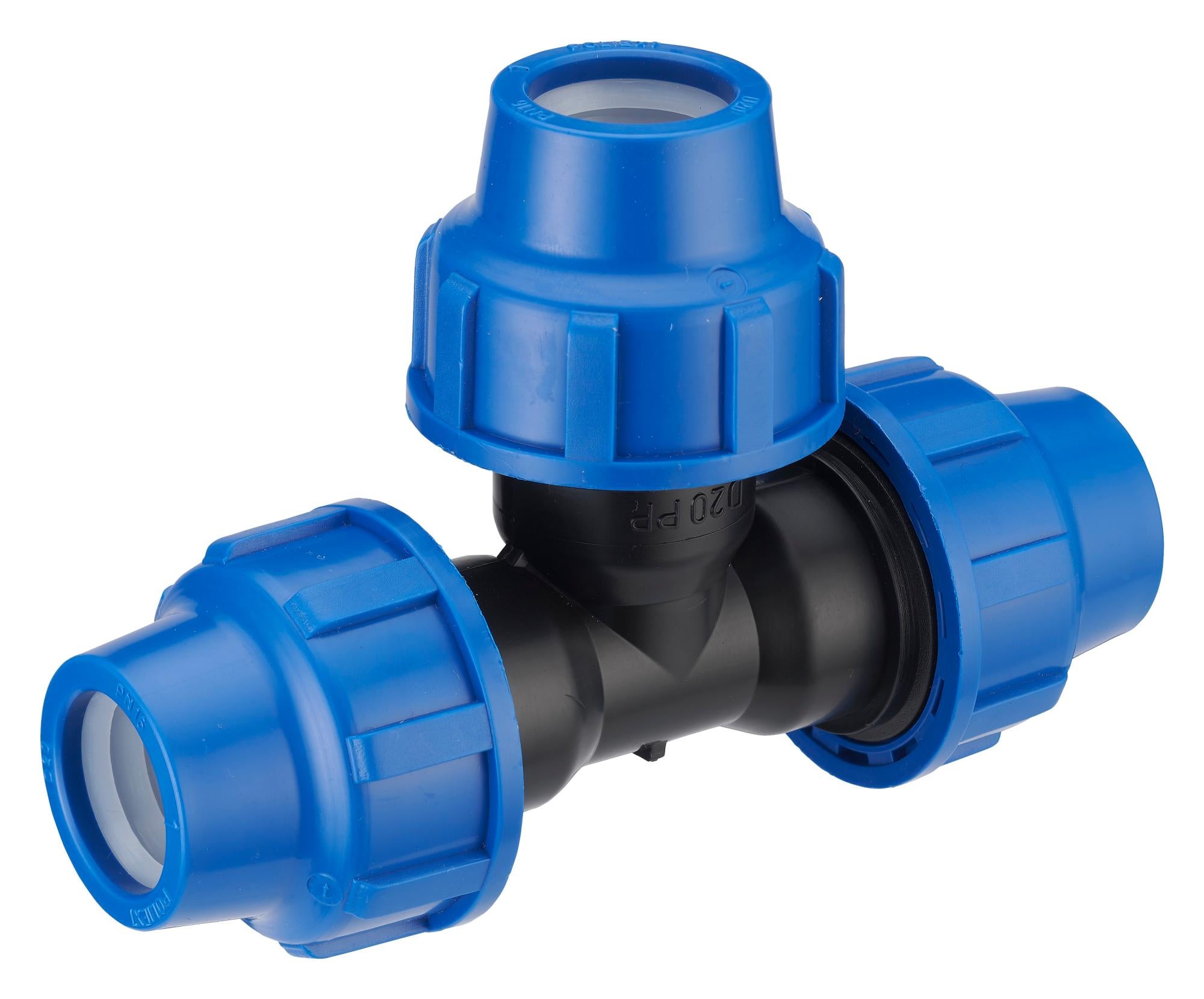 PATIKIL Raccordo Portagomma T Plastica 3/4 2Pz Raccordo T Uguale Forma T 3 Vie Giunto Splicer Mender Adattatore Unione Incrocio Diviso Barb per Tubo Aria Acqua Gas, Trasparente