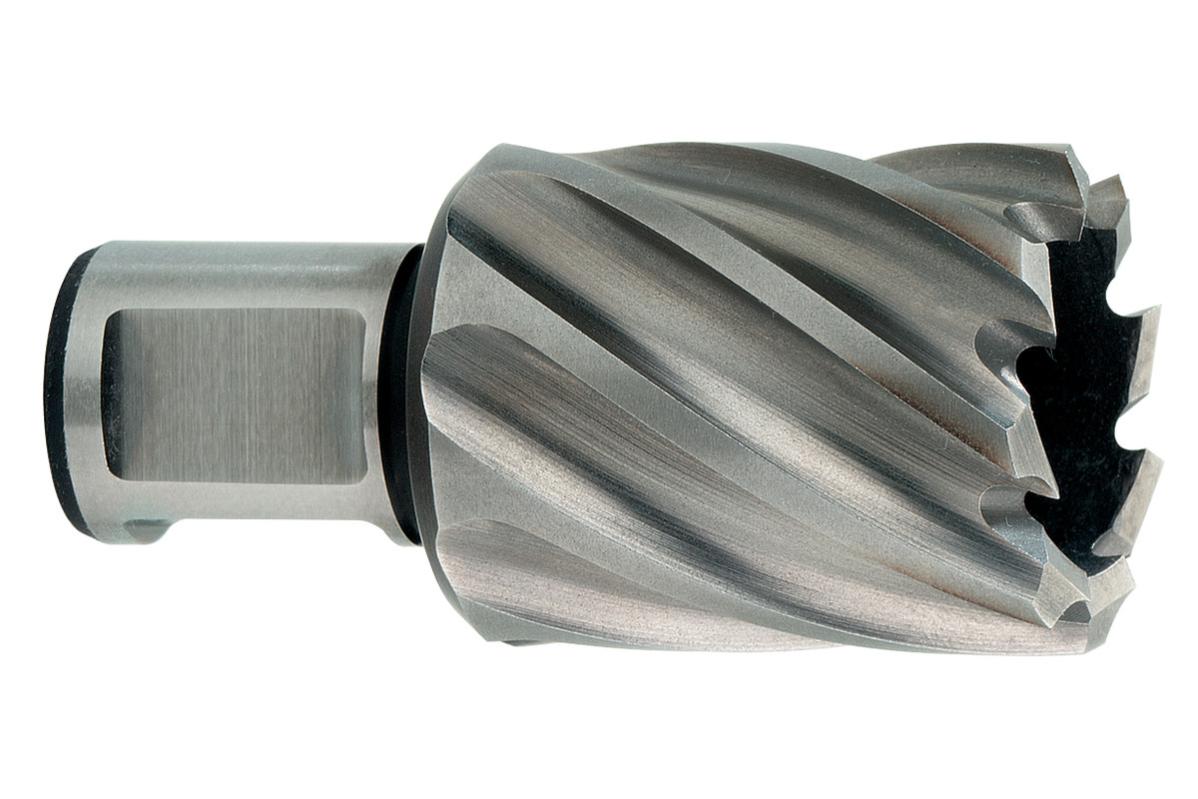 12 Dientes CBN Broca Hueca HSS Ruko 108245 - Diámetro 45mm, Profundidad 30mm, Vástago Weldon Herramienta Taladro Metales