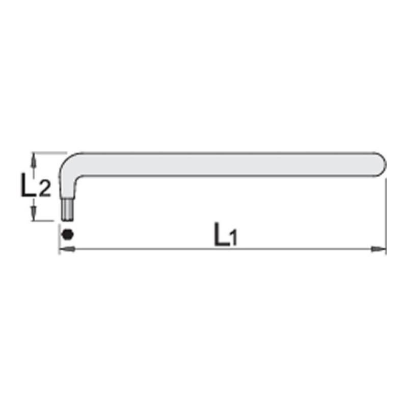 UNIOR 619136 Llave allen aislada VDE 3 mm serie 220/3LVDEDP | Leroy Merlin