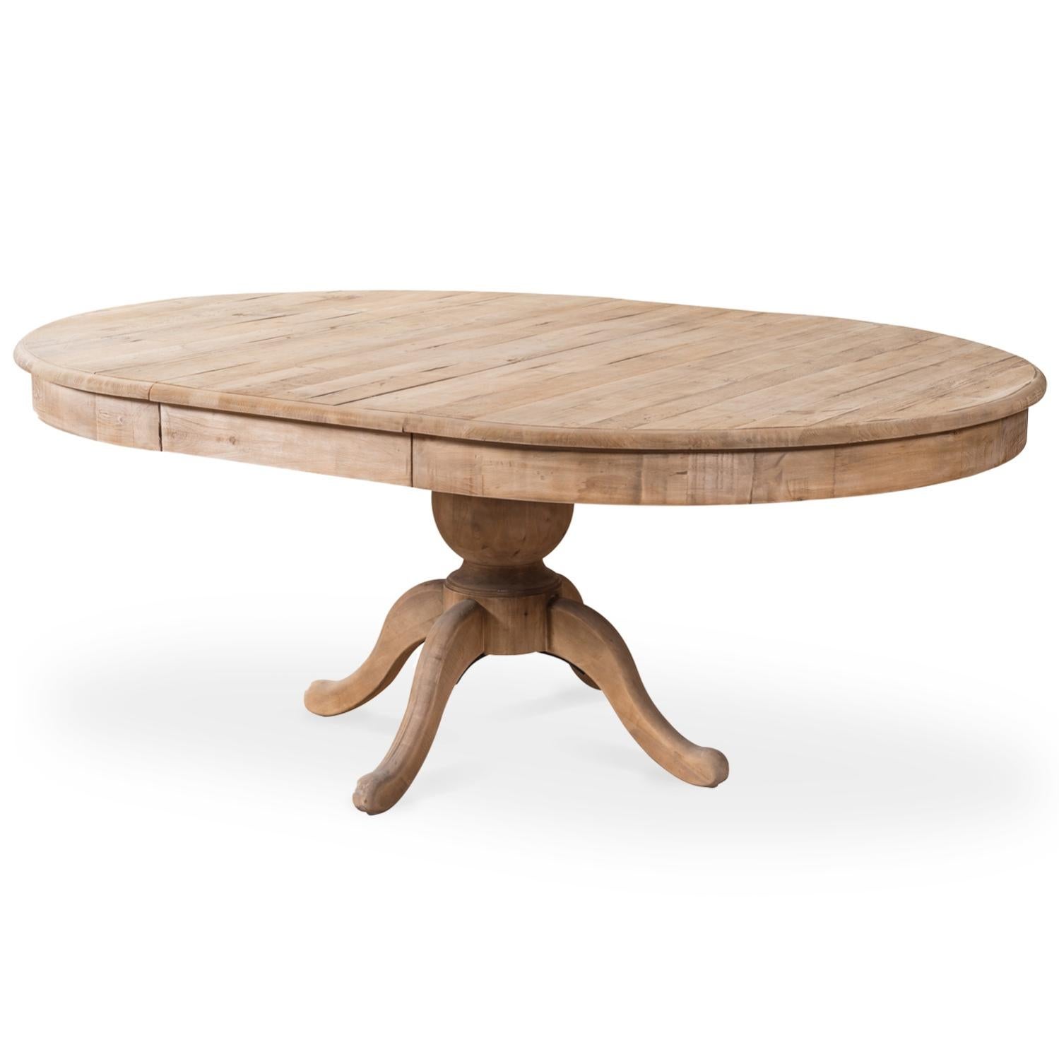 Table ronde extensible en bois massif SIDONIE Bois naturel - 2