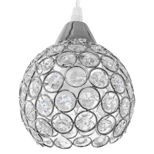 Lámpara colgante 'Laye' - vidrio D. 20 cm - Atmosphera créateur d'intérieur