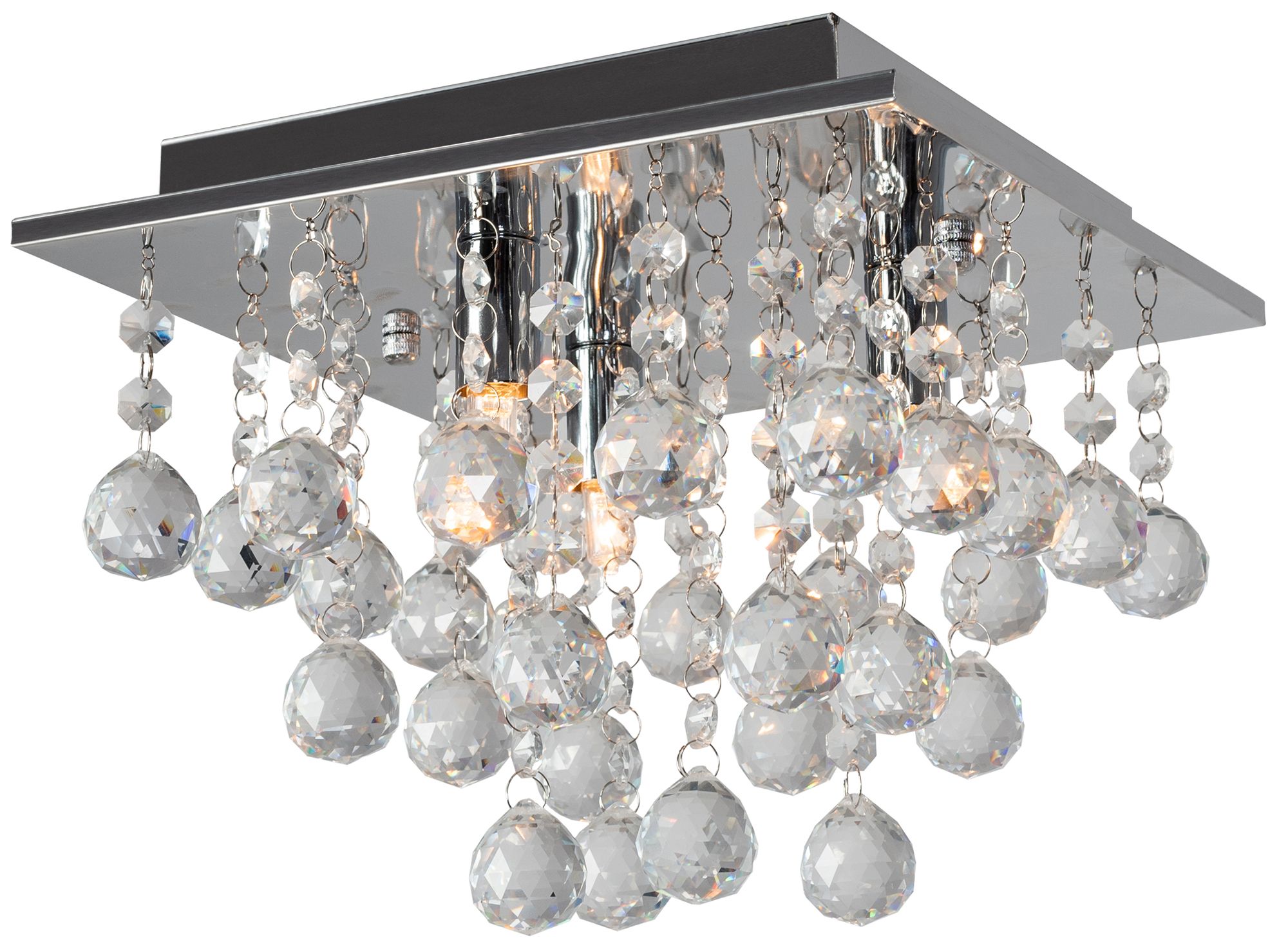 Plafoniera LED A Cristallo ZYDTRIP - Lampadario Soffitto Rotondo 15cm, Oro Romantico, Per Camera Da Letto Ingresso Corridoio