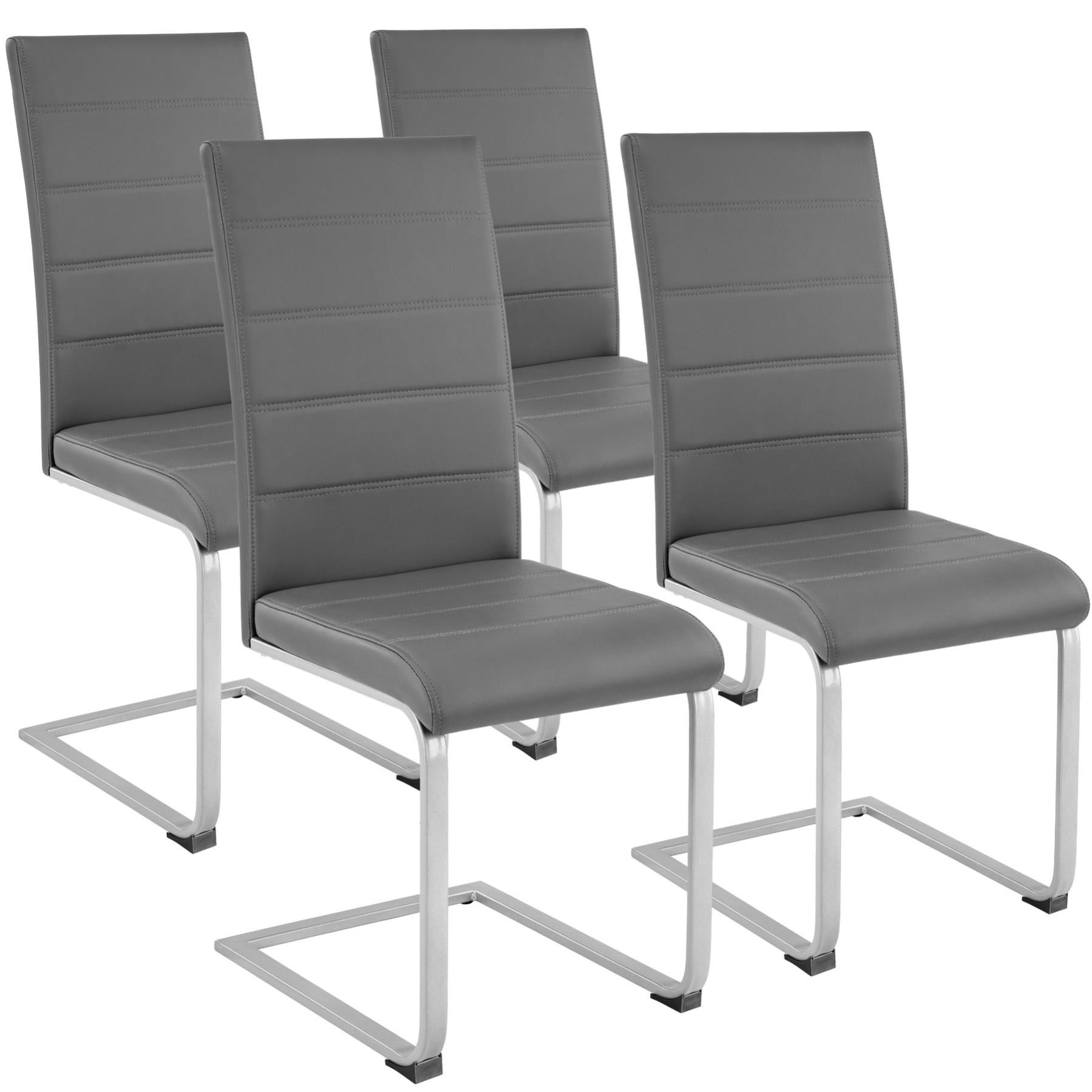 ABCCANOPY Ombrellone Da Patio A Sbalzo 270 Cm | Grigio Chiaro, Tessuto Anti-UV Impermeabile, Base A Croce Inclusa
