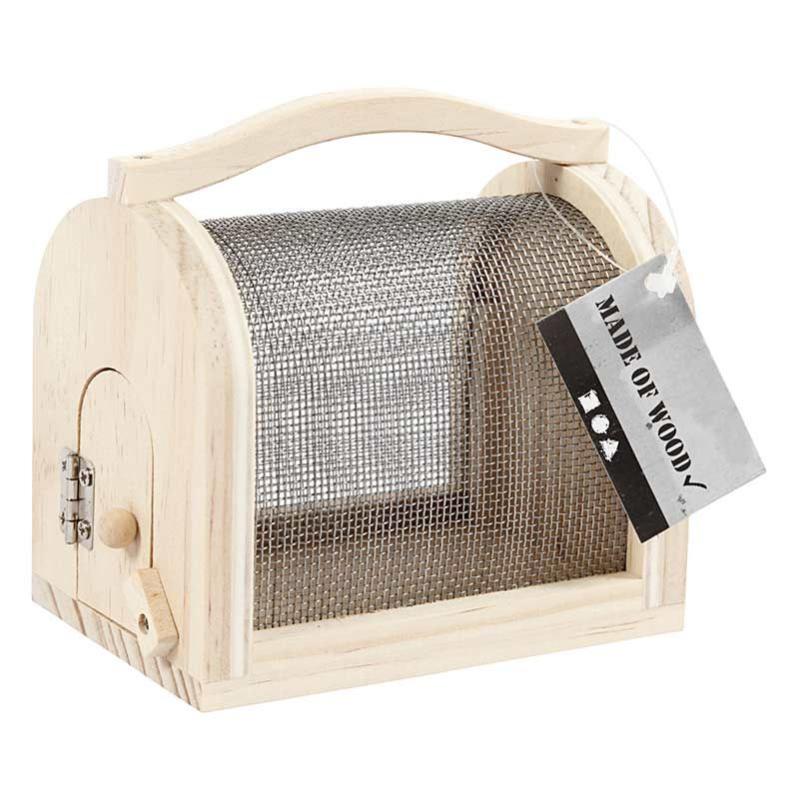 Boîte à insectes en bois 11 x 7,5 x 10 cm - Creotime | Leroy Merlin