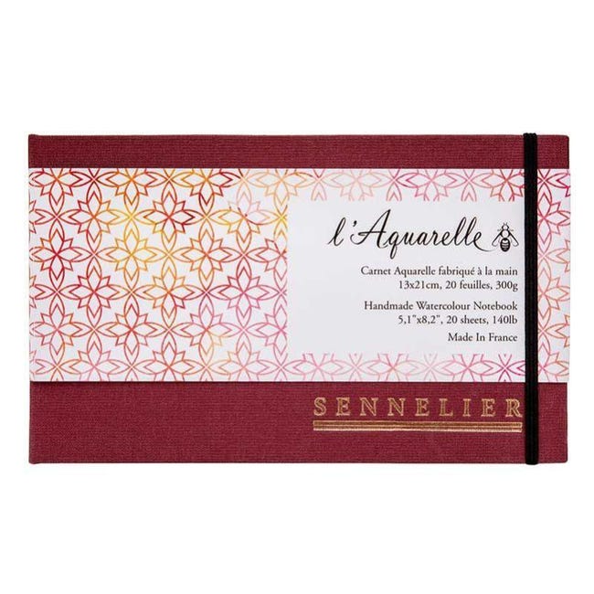 Carta Per Acquerelli Hahnemühle Harmony 300 G/m² - Satinata, Formato 24x30 Cm, Confezione Da 12 Fogli, Made In Germany