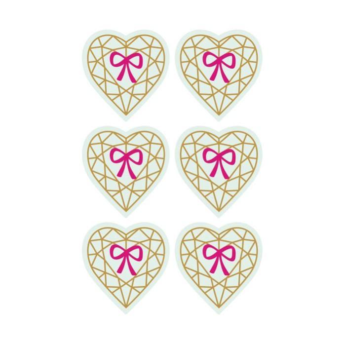 Lot De 30 Autocollants Cœur En Vinyle Leniutor – Imperméables, Adhésifs, Pour Voiture, Fenêtre, Ordinateur (rose)