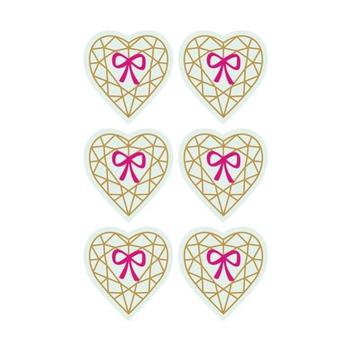 Lot De 30 Autocollants Cœur En Vinyle Leniutor – Imperméables, Adhésifs, Pour Voiture, Fenêtre, Ordinateur (rose)