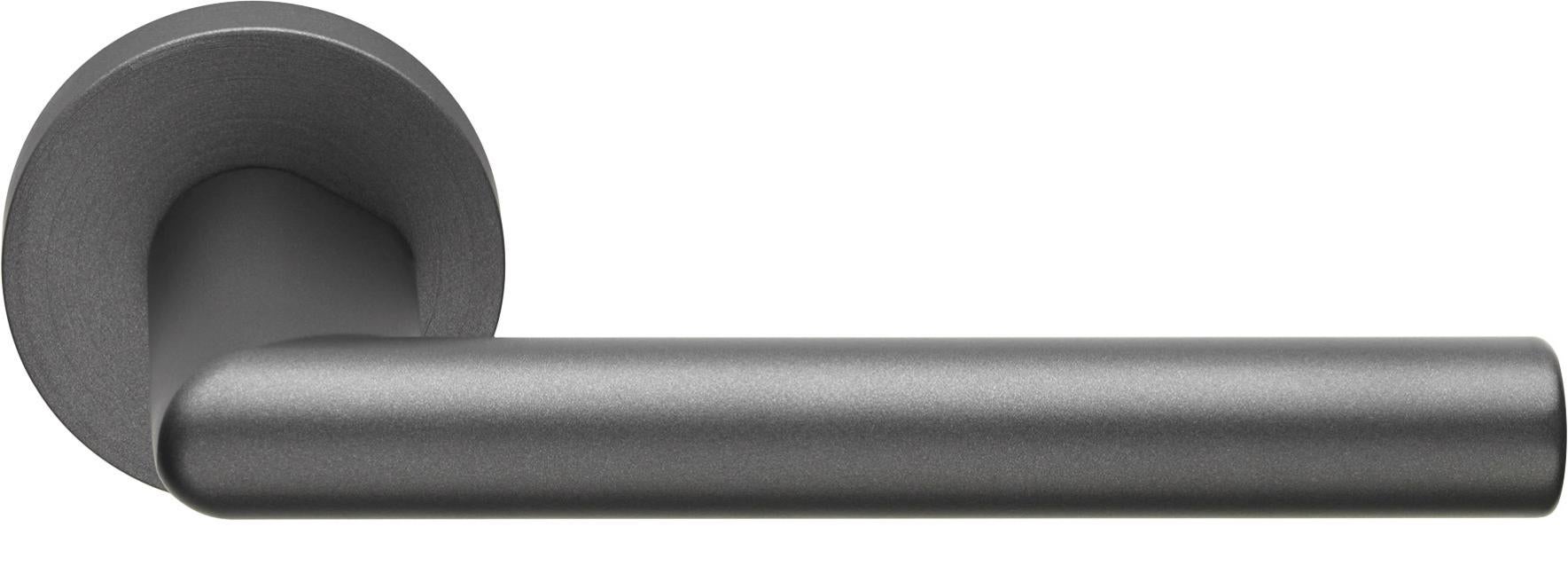 Stampella Per Maniglie Amig 10RX - Acciaio Inossidabile Nero, 53x53 Mm, Per Porte Interne