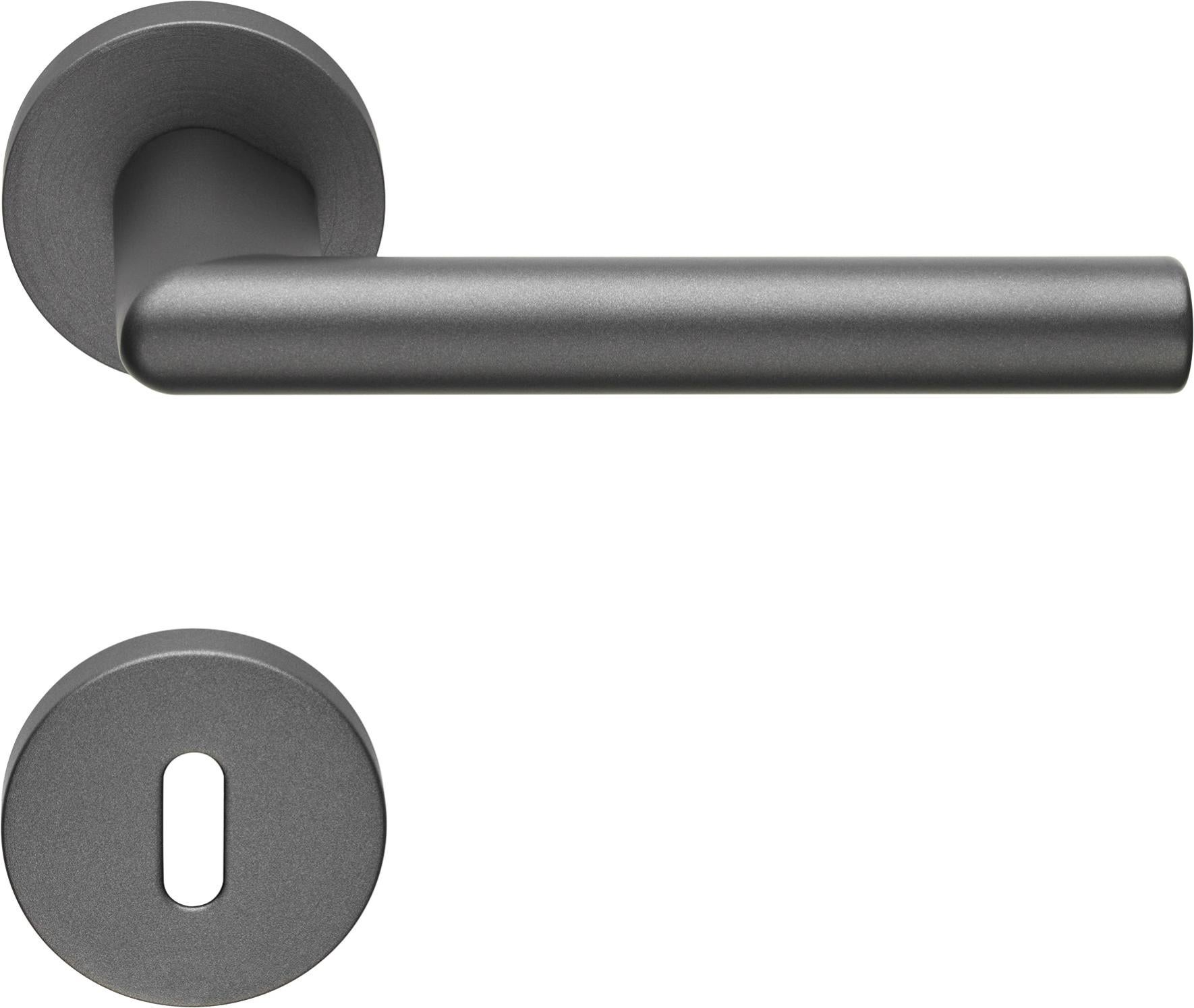 Coppia Di Maniglie Quadrate A Doppia Leva - Acciaio Inox 304 19x19 Rosa - Foto 11