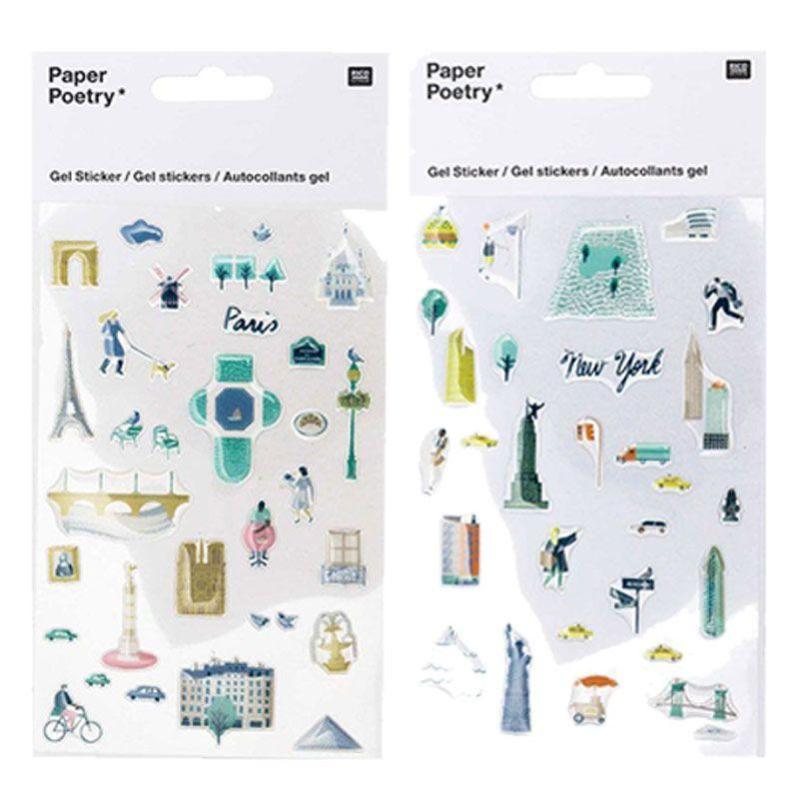 110 Adesivi Viaggio Impermeabili E Trasparenti, Decorazioni Creative Per Diari, Bullet Journal, Notebook – Fai Da Te Colorato E Divertente