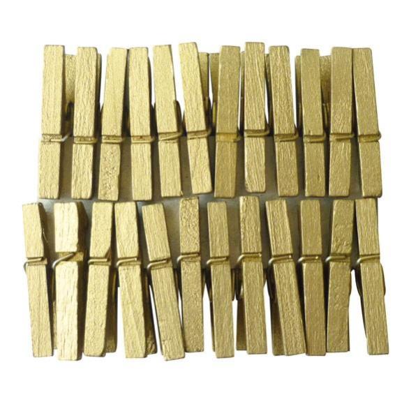 LWR CRAFTS Mini Mollette In Legno Con Cuore Rosso, 48 Pezzi In Scatola, Lunghezza 2,5 Cm, Per Scrapbooking E Decorazioni - 4