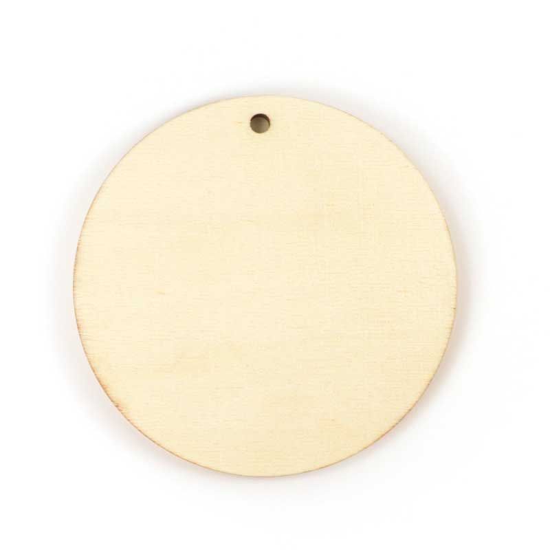 Cerchio legno di faggio 17 cm per acchiappasogni e decorazione - Naturale  x1 - Perles & Co