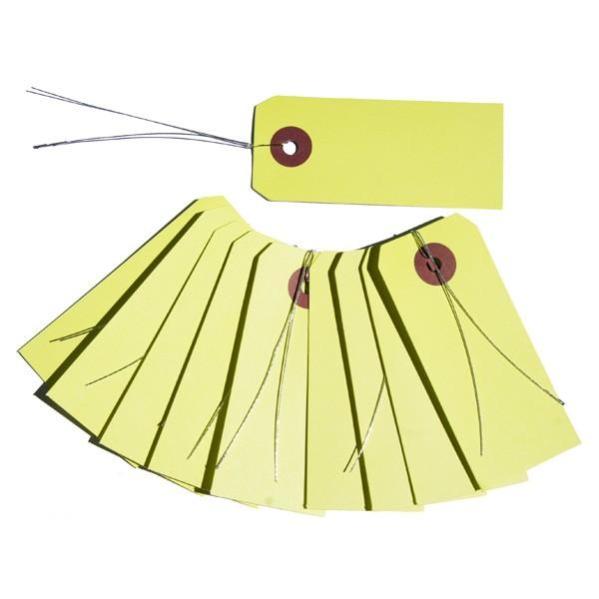 Étiquettes Artemio 150 étiquettes kraft 9 x 4 cm avec fil métallique
