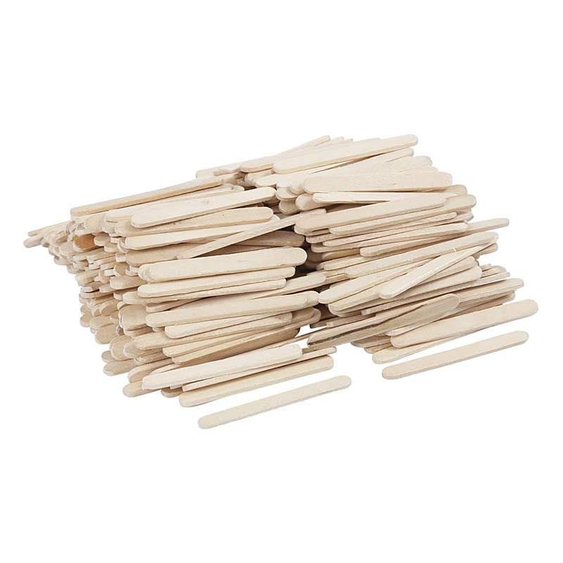20 bâtonnets de bois pour bricolages 11 cm x 1 cm - Loisirs