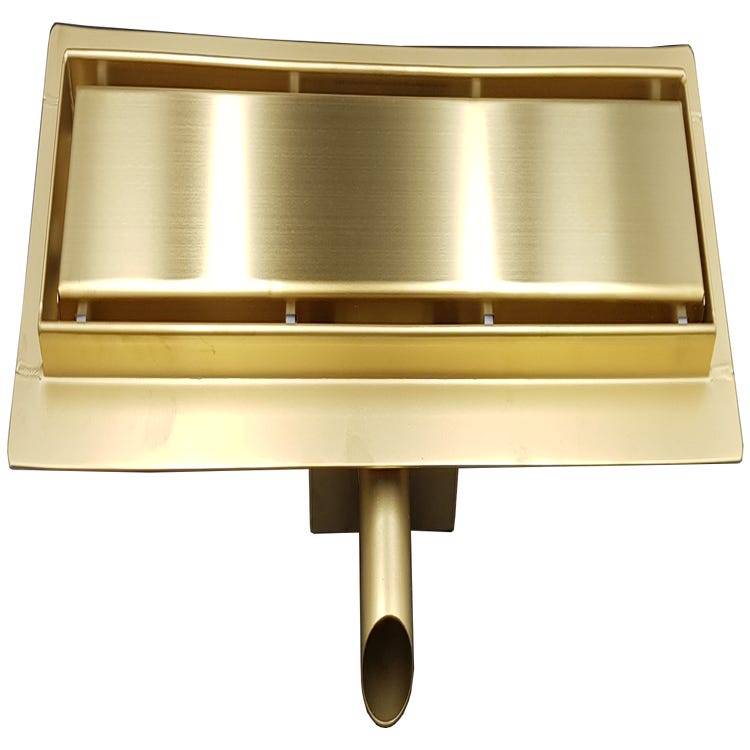 Desagüe de Plato ducha estándar Ø90 mm tapa dorado Vicario 836-ORO
