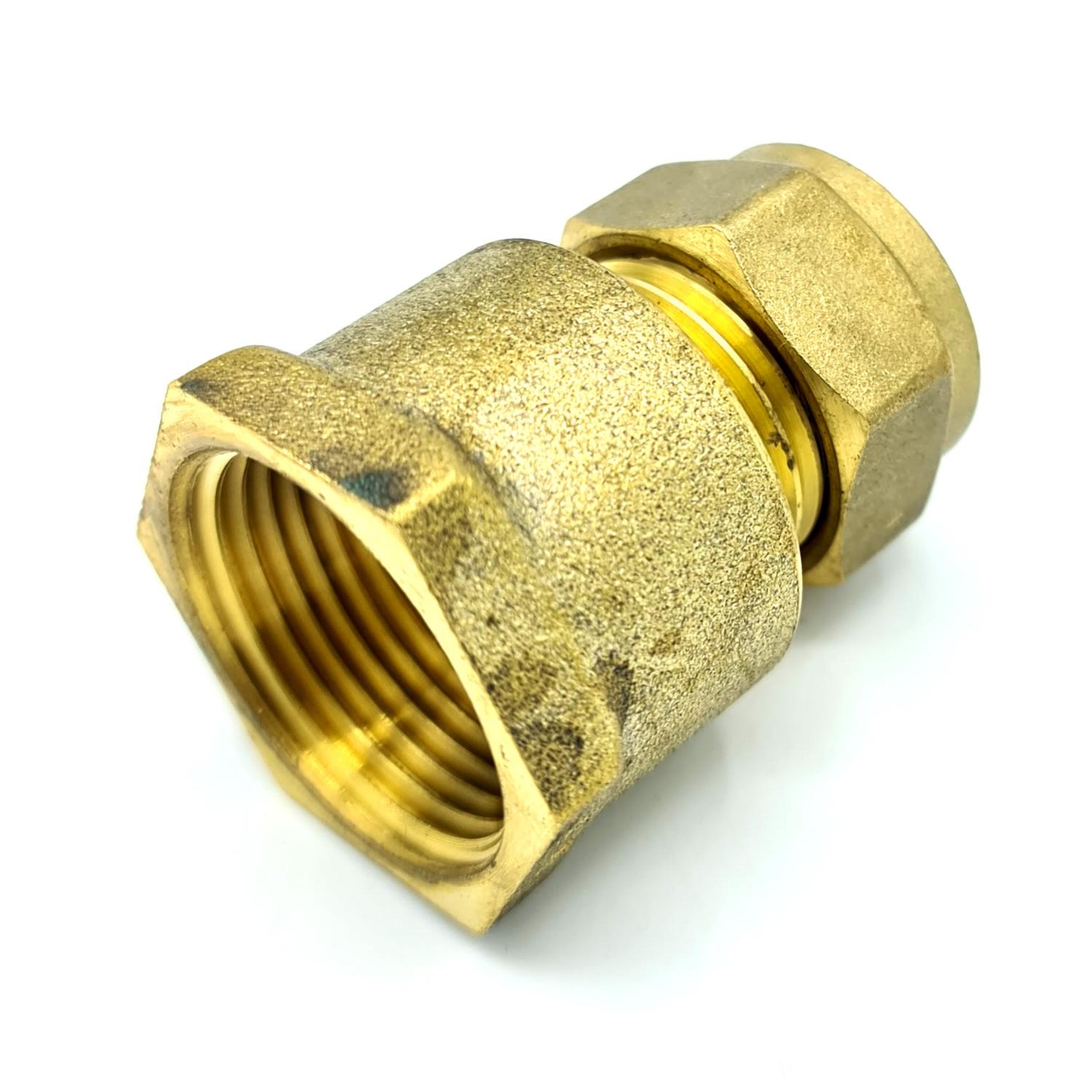 Gomito OD 1/4 A NPT 1/4 10 Raccordi Gomito In Ottone Per Tubi - Foto 4