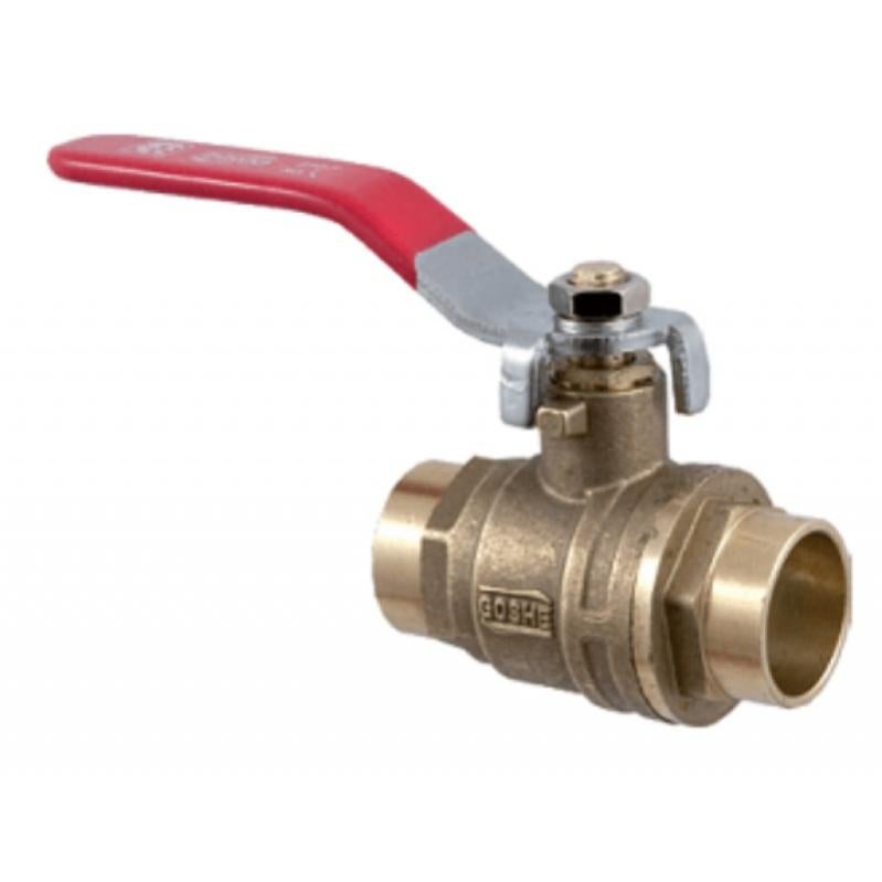 Valvole A Sfera Con Maniglia Rossa 1" Autosigillanti - ZencQ - Per Impianti Idraulici E Riscaldamento - Fino A 16 Bar E 120°C