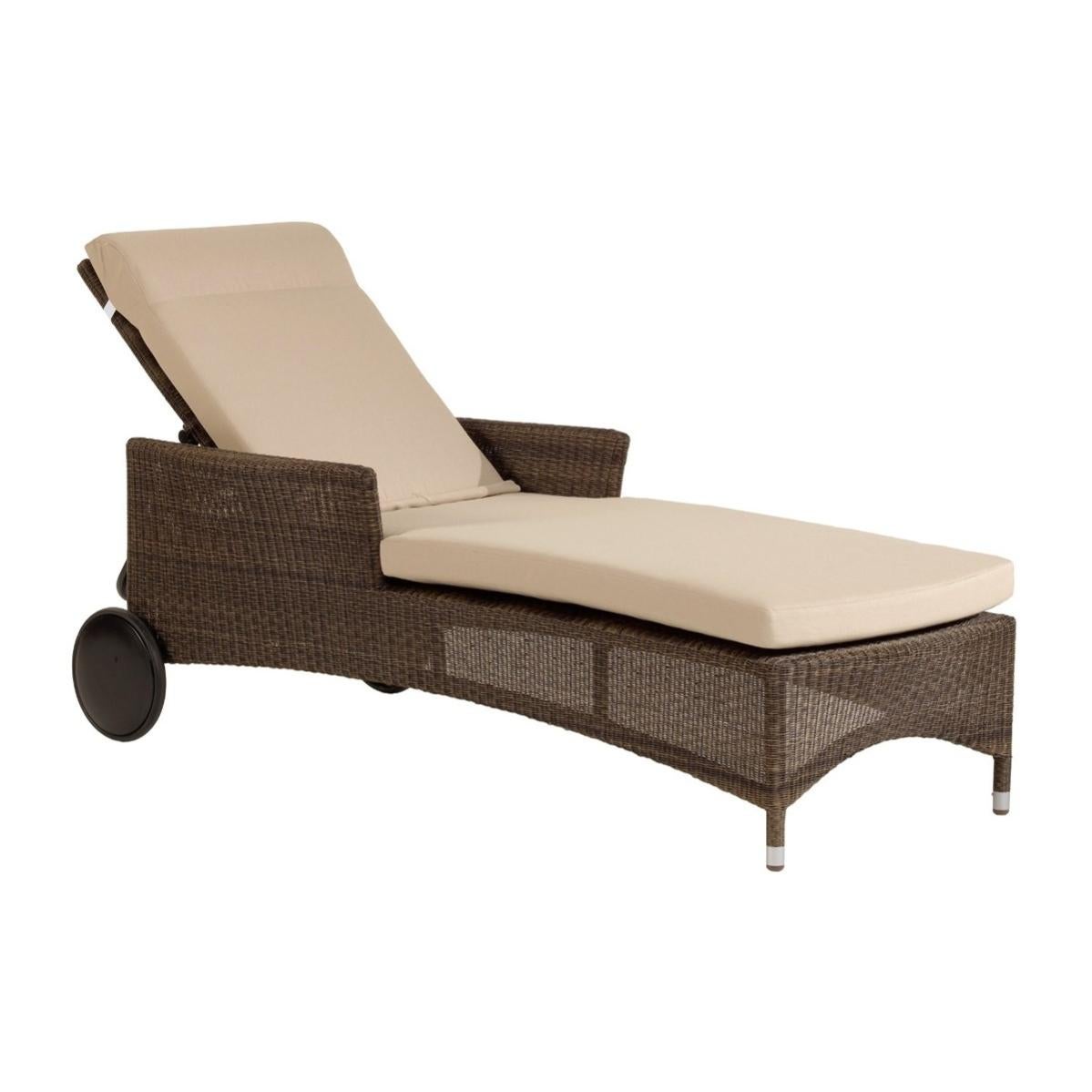 Chaise longue jardin ATOLL Leroy Merlin