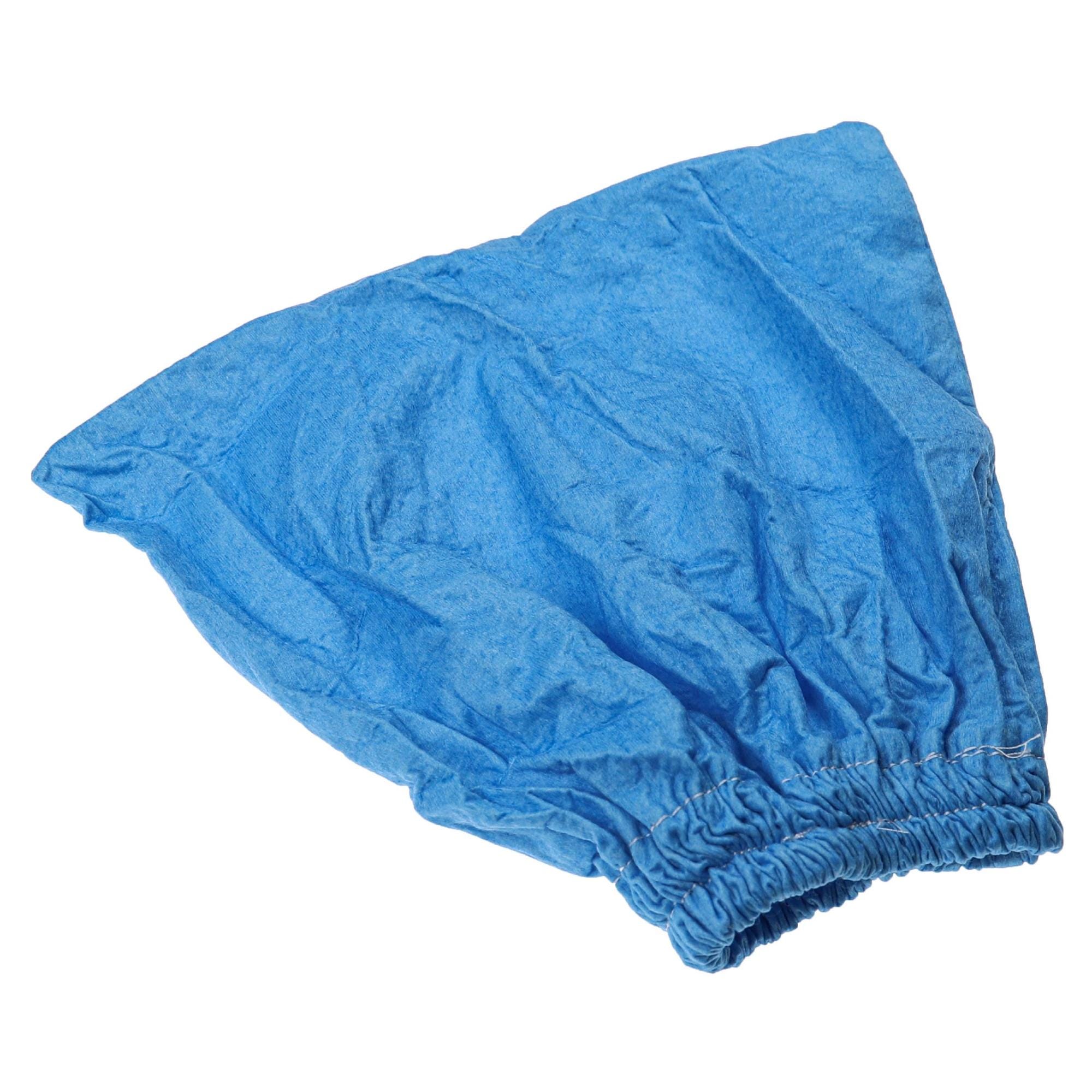 Vhbw filtro in tessuto compatibile con Lidl / Parkside PNTS 1250  aspirapolvere, aspiratore a secco/umido - Sacchetto in tessuto, lavabile,  blu