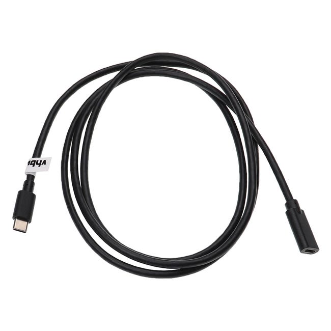Vhbw Câble de rallonge USB-C compatible avec Apple iPad Air 2, Mini 2, Mini  3, Air 3, Pro 3, Mini 1 tablette, Notebook - Câble, noir, 150 cm