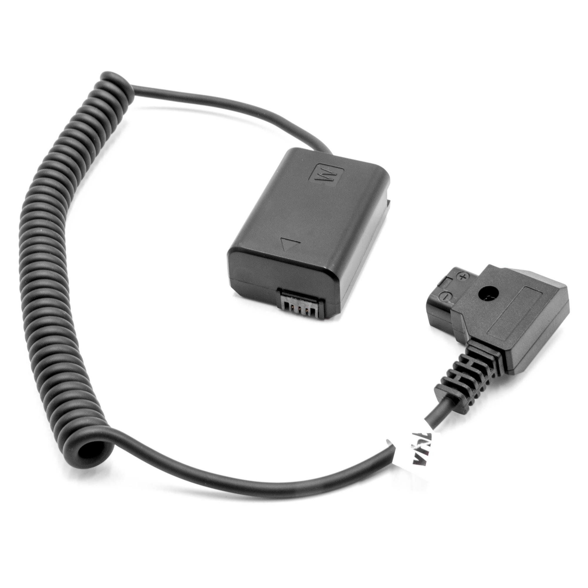 Vhbw Câble adaptateur Câble spiralé D-Tap sur Sony NP-FW50 pour ...