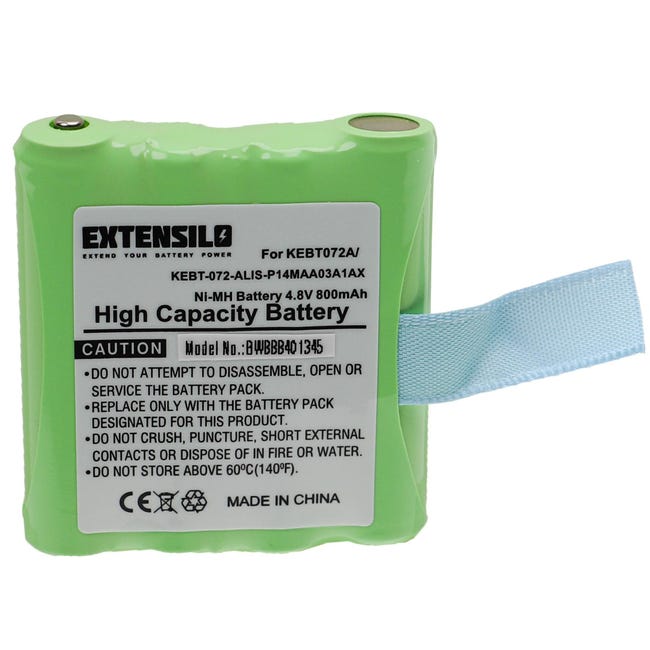 Lot De 5 Batteries NiMH 800mAh Pour Talkies-walkies Motorola TLKR T3 à T80 - Compatible Avec Modèles T3, T4, T5, T50, T6, T60, T61, T7, T8, T80