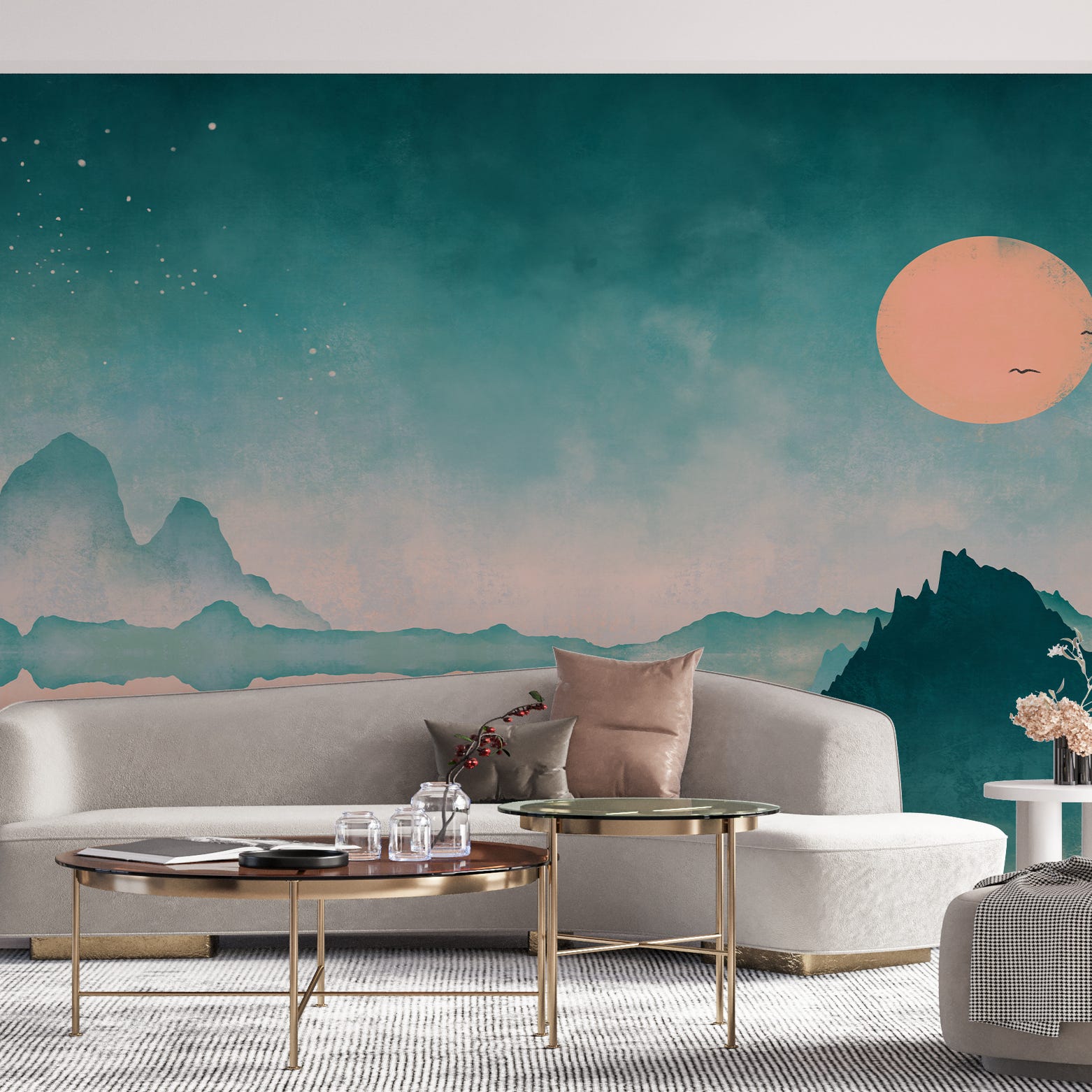 Papier peint panoramique Montagne (250 x 200 cm) : Mimi'lou