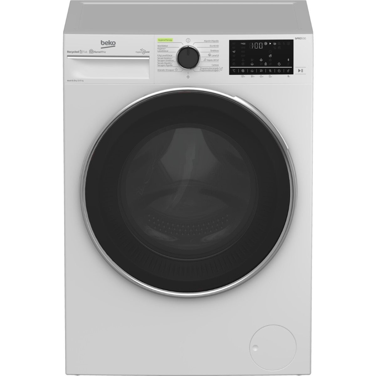 Lavadora Secadora Beko HTV 8716 DSW BTR, 8+5 Kg, 1400 rpm, Clase D, Lavadoras - secadoras