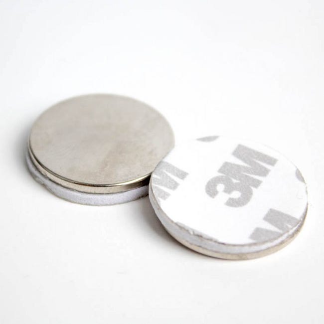 Aimants néodymes plats ronds 20 pièces - 10 x 5 mm - aimant