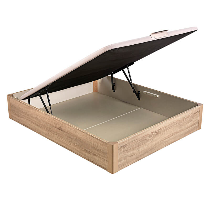 Canapé abatible pikolin desing tapa embutida altura 31 cm - 120x190 cm - natural