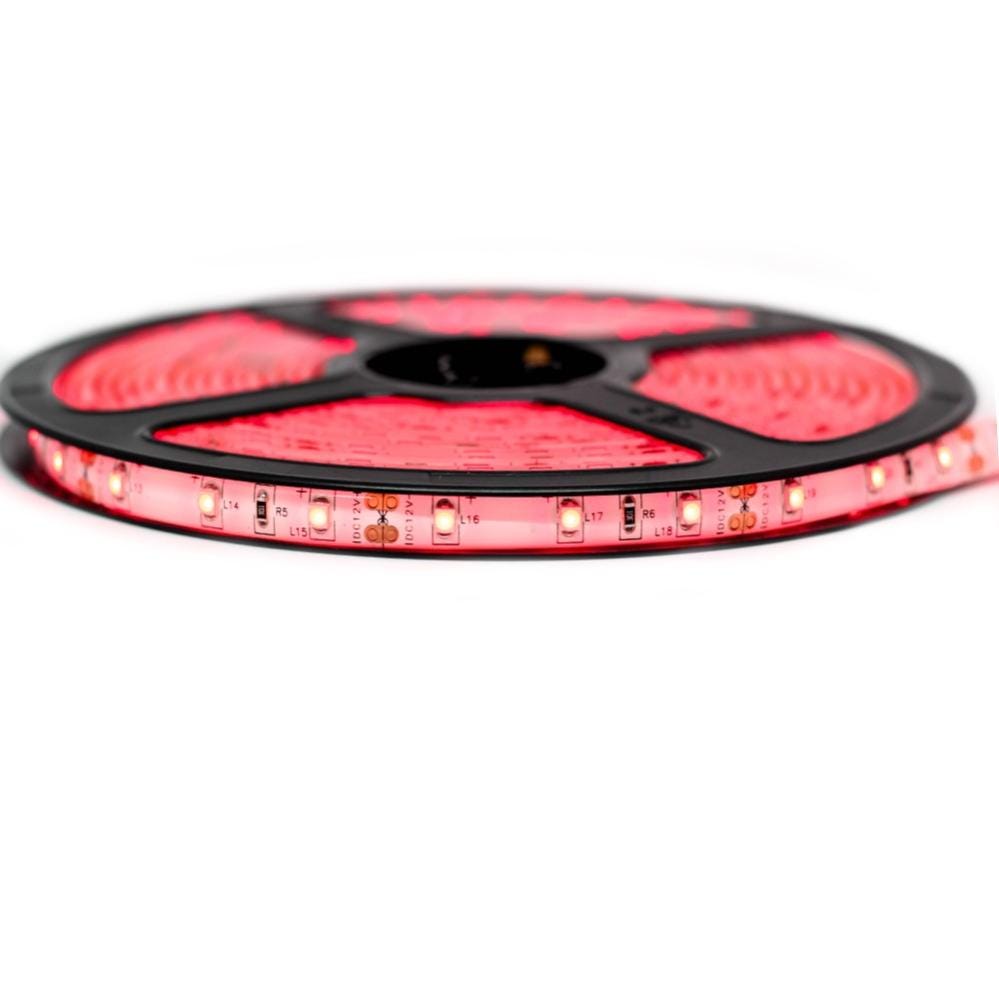 Ruban Professionnel 3528 -60 leds - 1 à 10 mètres - rouge (IP65 ...