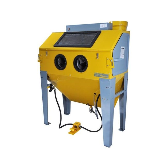 SOGI S-30 Sabbiatrice Da Banco Professionale A Pedale Con Accessori - Foto 7