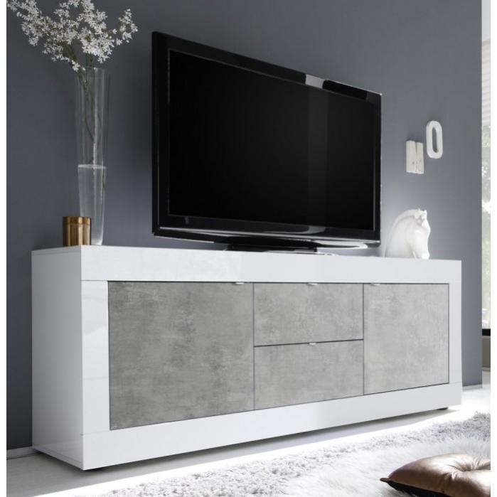 Stilprojectstore Credenza moderna bassa da soggiorno Bianco laccato