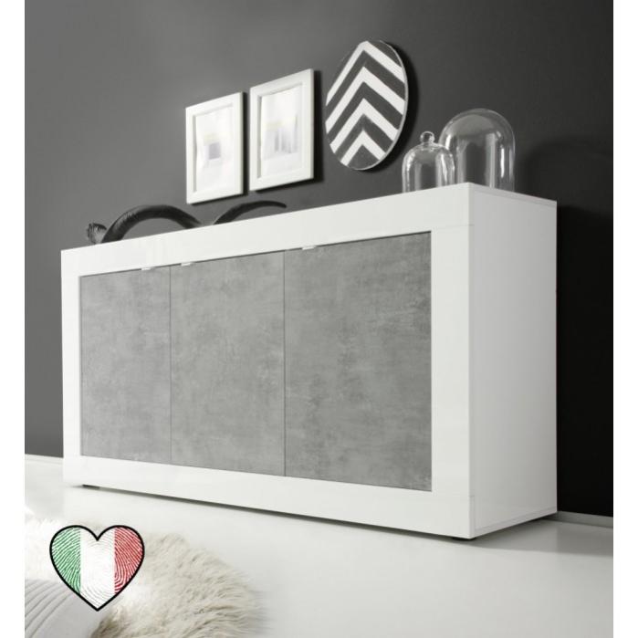 Stilprojectstore Credenza moderna bassa da soggiorno Bianco laccato