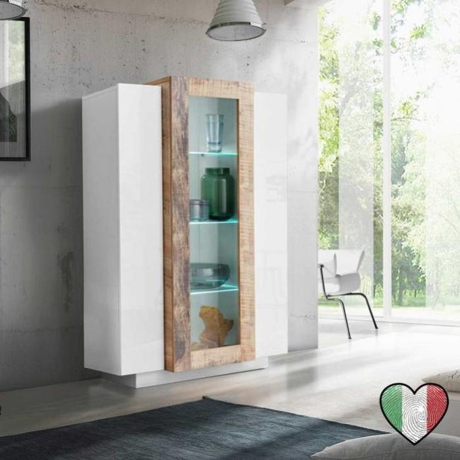 Vetrinetta Vetrina 3 ante Parlani in legno in Offerta Outlet Vetrinetta Vetrina 3 ante Parlani in legno in Offerta Outlet